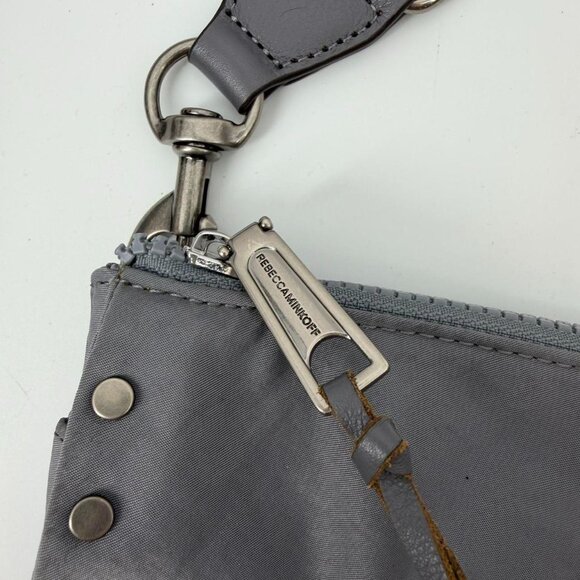 Rebecca Minkoff grey crossbody bag with studded details main image 7